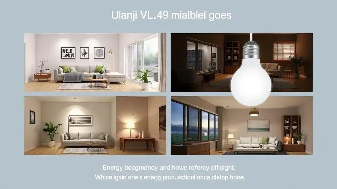 Vantagens do led de luz Ulanji VL49 cor branca