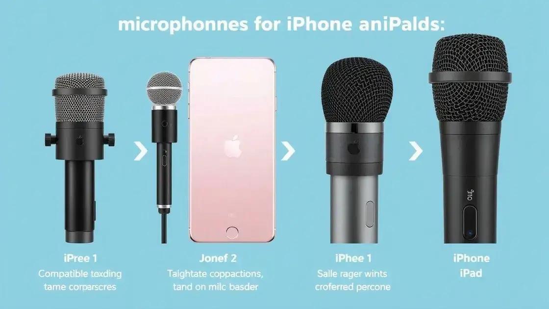 Como escolher o microfone ideal para iPhone e iPad