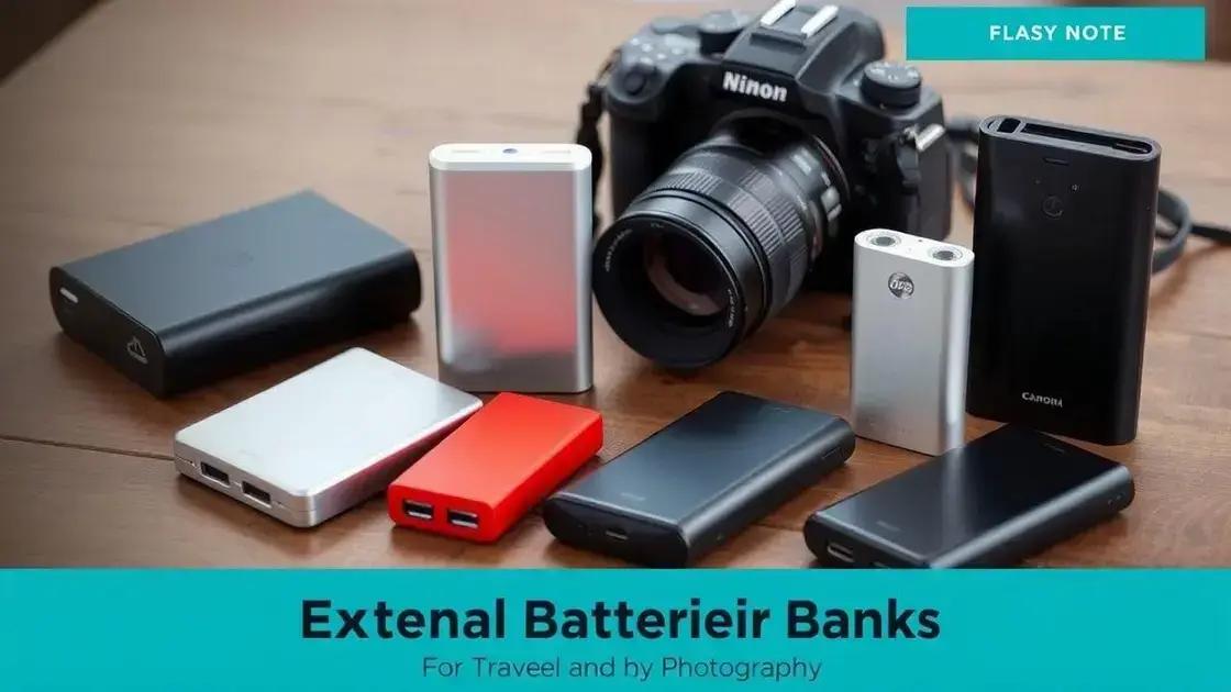 Baterias externas: nunca fique sem energia