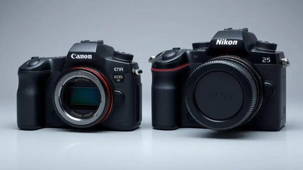 Comparativo câmeras semiprofissionais Canon EOS RP vs Nikon Z5