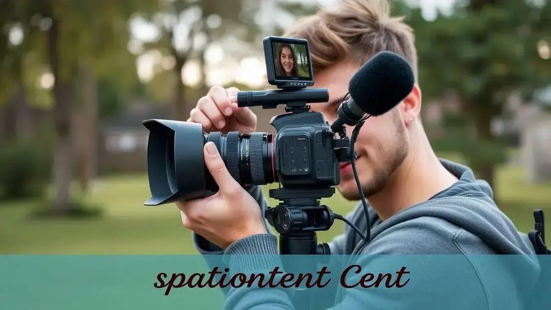 Características essenciais para vloggers