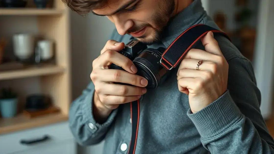 Cuidados e manutenção da alça de ombro Cuidados e manutenção da alça de ombro