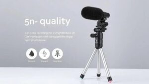 Kit de gravação 5 em 1 para smartphone com tripé e microfone: o guia definitivo