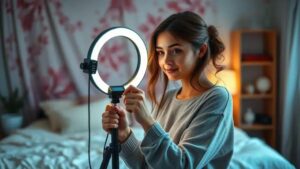 Onde comprar ring light com desconto e melhorar suas fotos agora