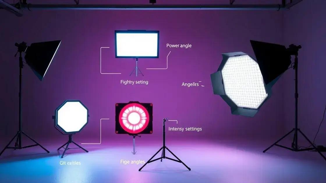 Configurações ideais para iluminação RGB