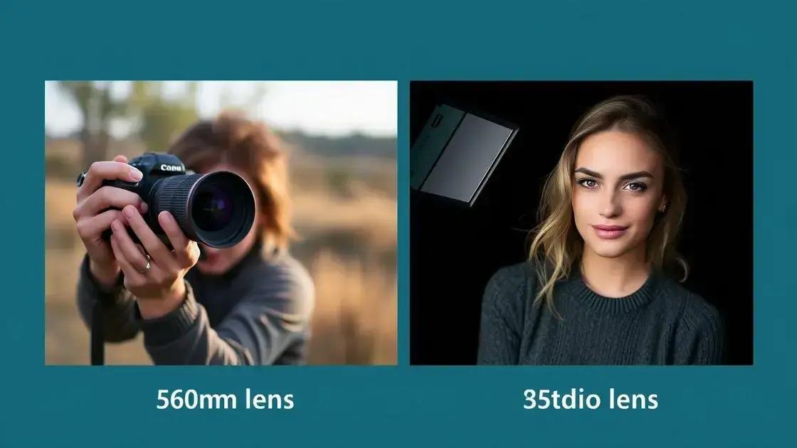 Qual lente escolher para diferentes situações?