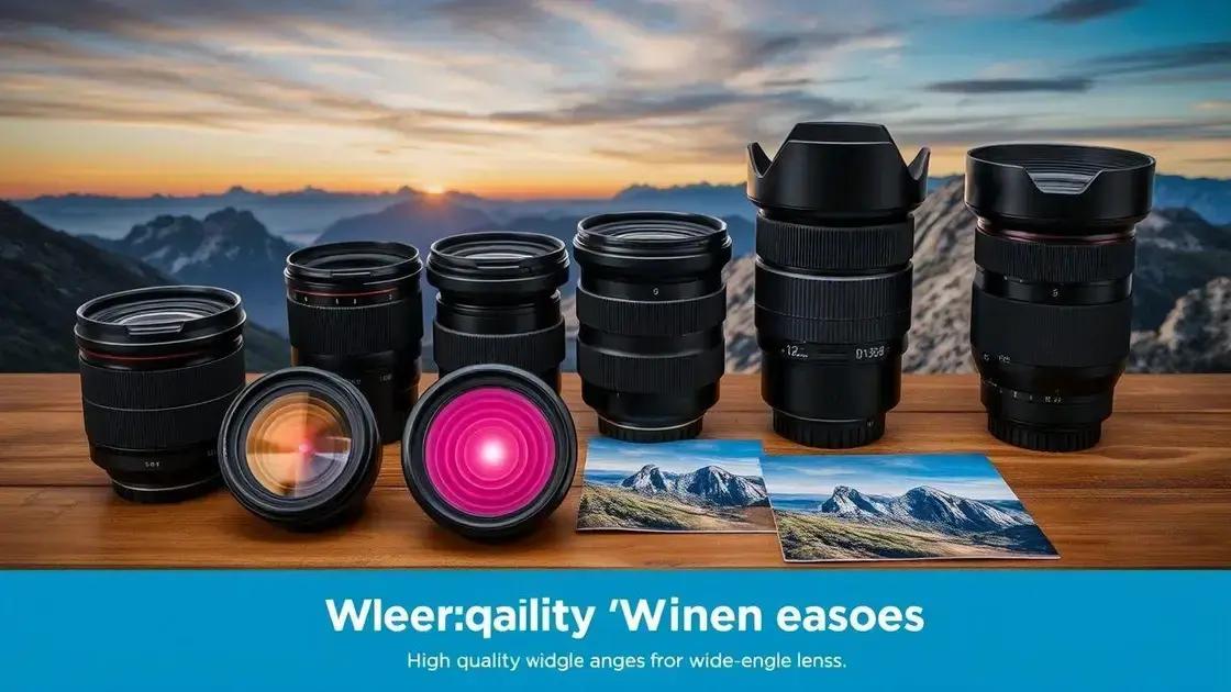 As melhores lentes grande angulares custo-benefício