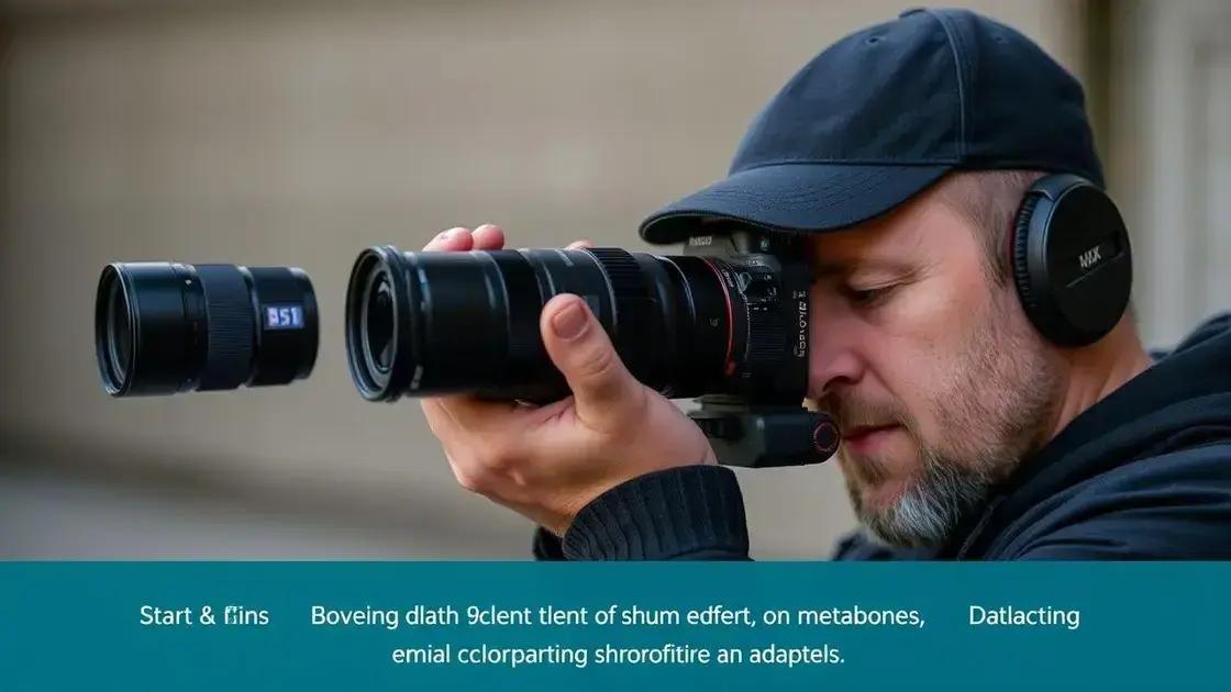 Desempenho em diferentes lentes