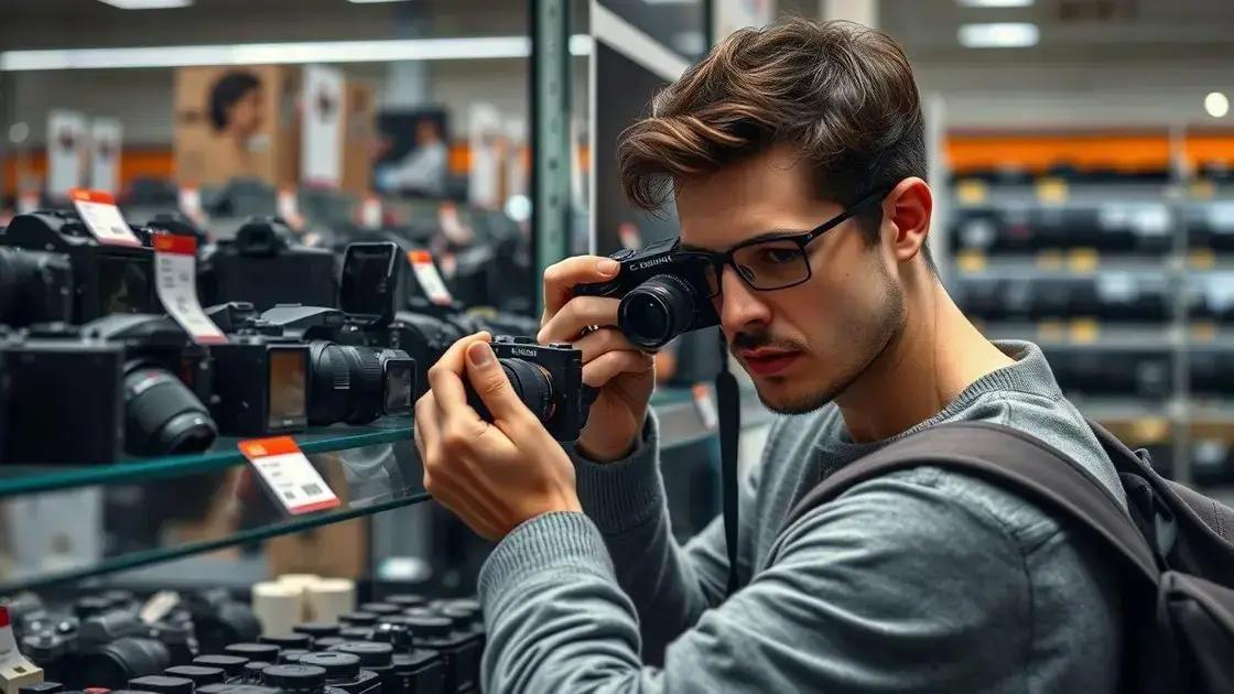 Dicas para escolher a câmera ideal para você