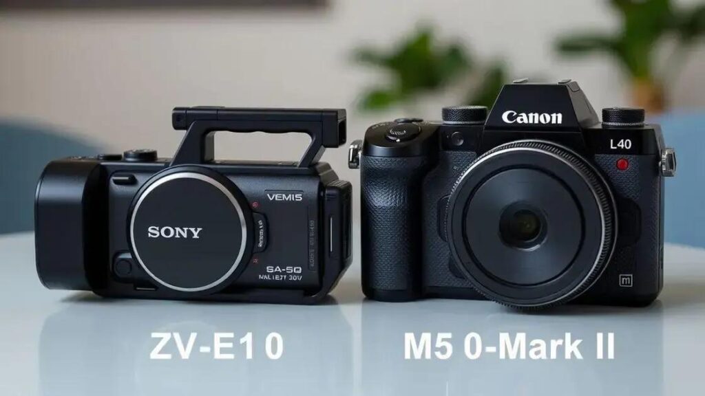 Comparativo Sony ZV-E10 vs Canon M50 Mark II: Qual câmera é a melhor escolha?