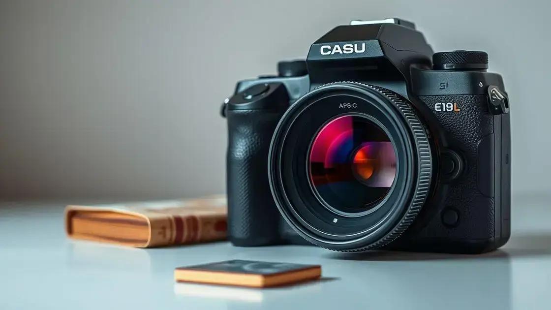 O que é uma câmera APS-C?