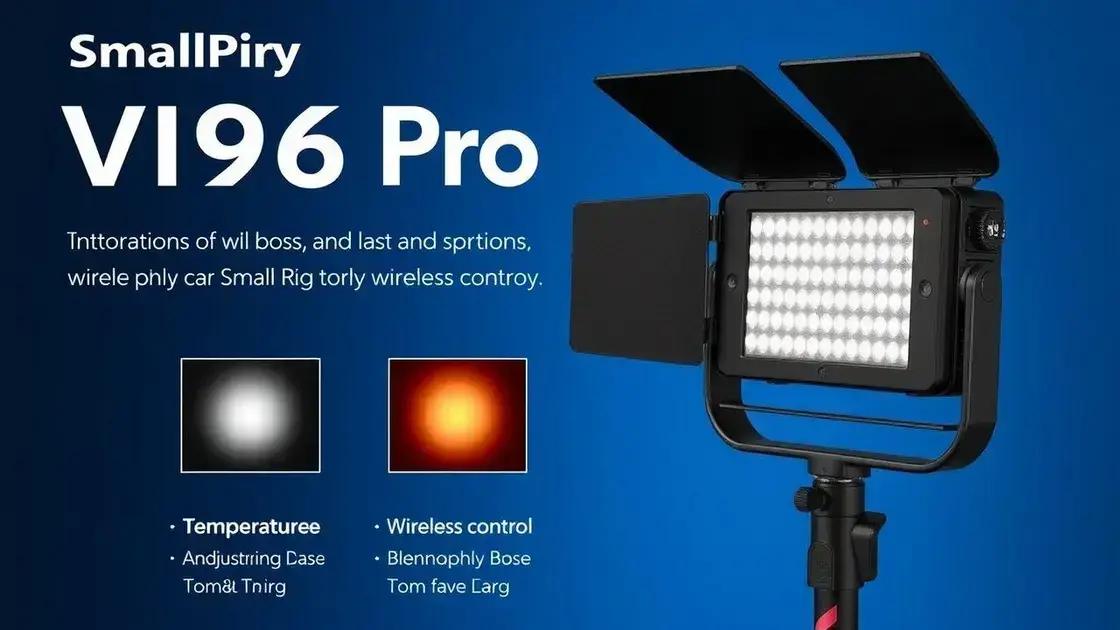 Principais características e especificações técnicas