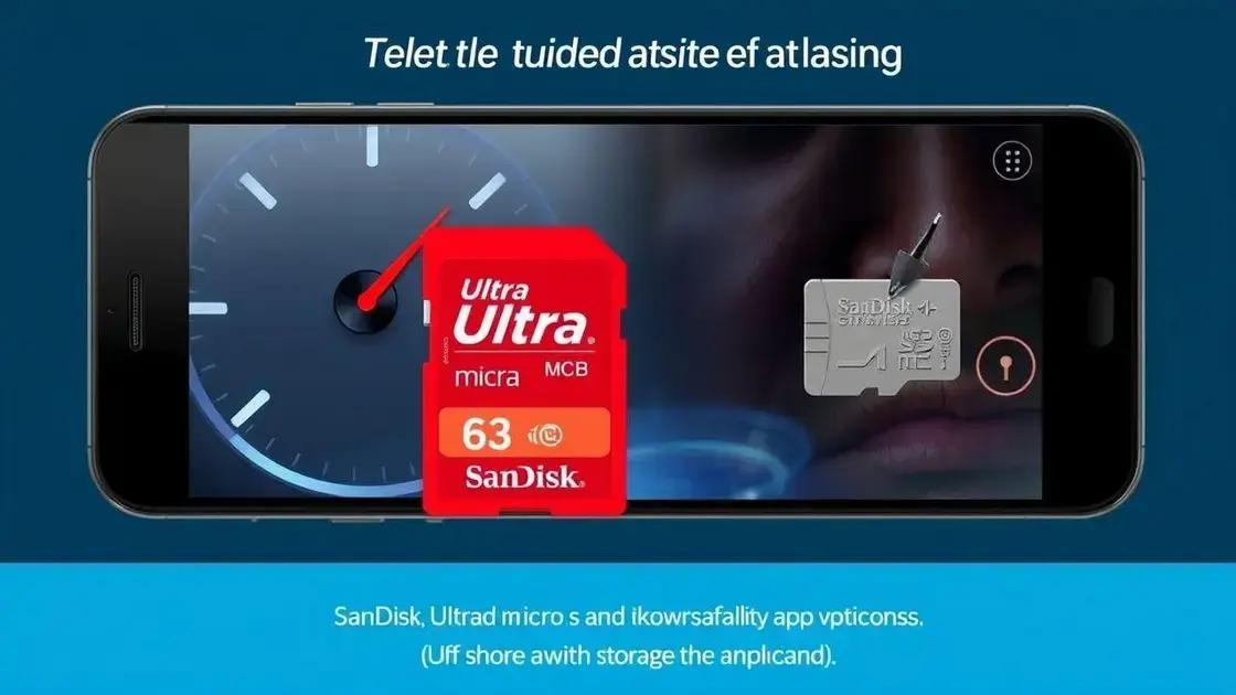Capacidades e velocidade do SanDisk Ultra Capacidades e velocidade do SanDisk Ultra